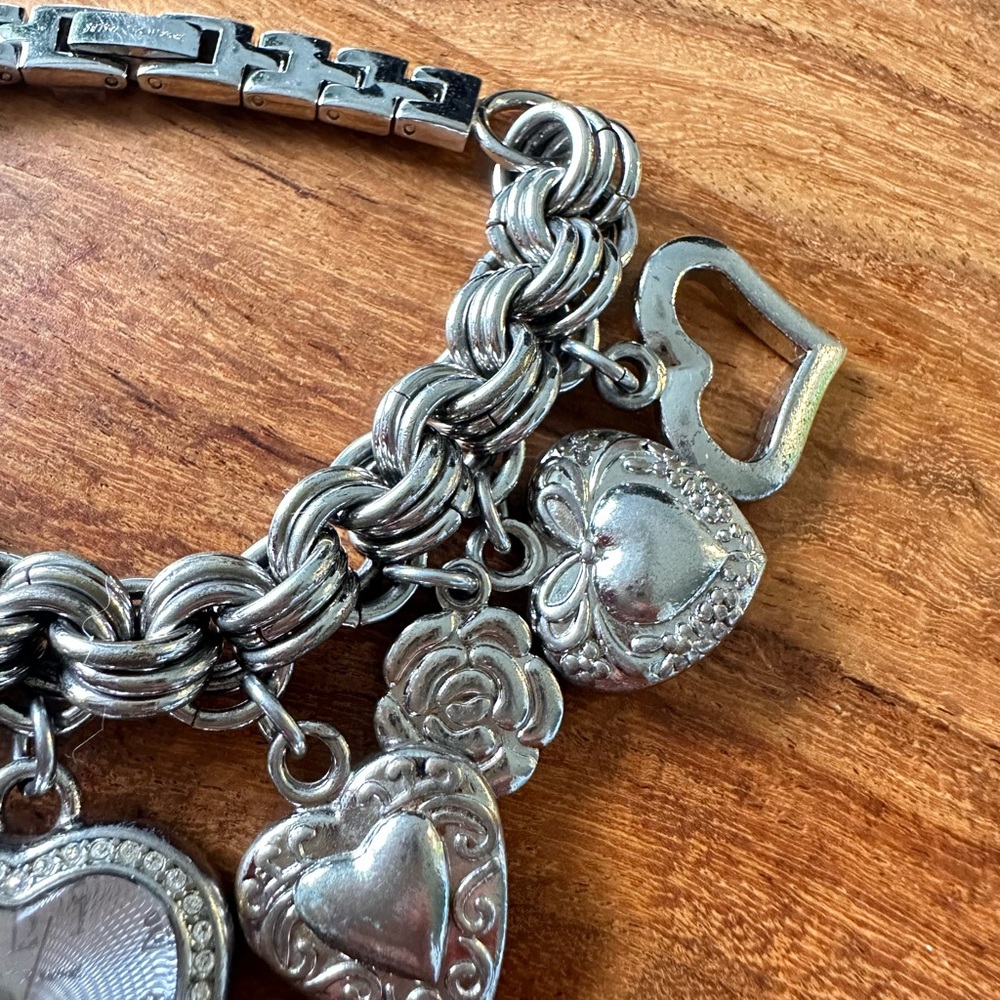 Betsey Johnson Charm Bracelet Watch - Picture 5 of 6